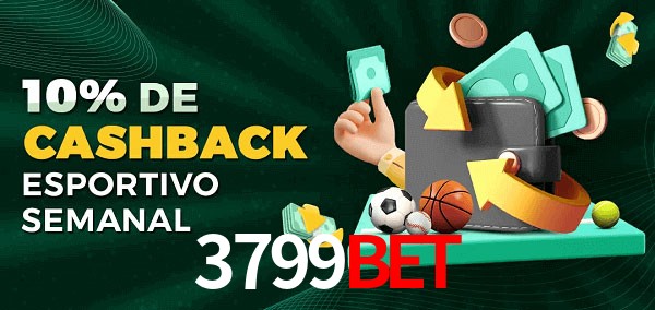 10% de bônus de cashback na 3799bet